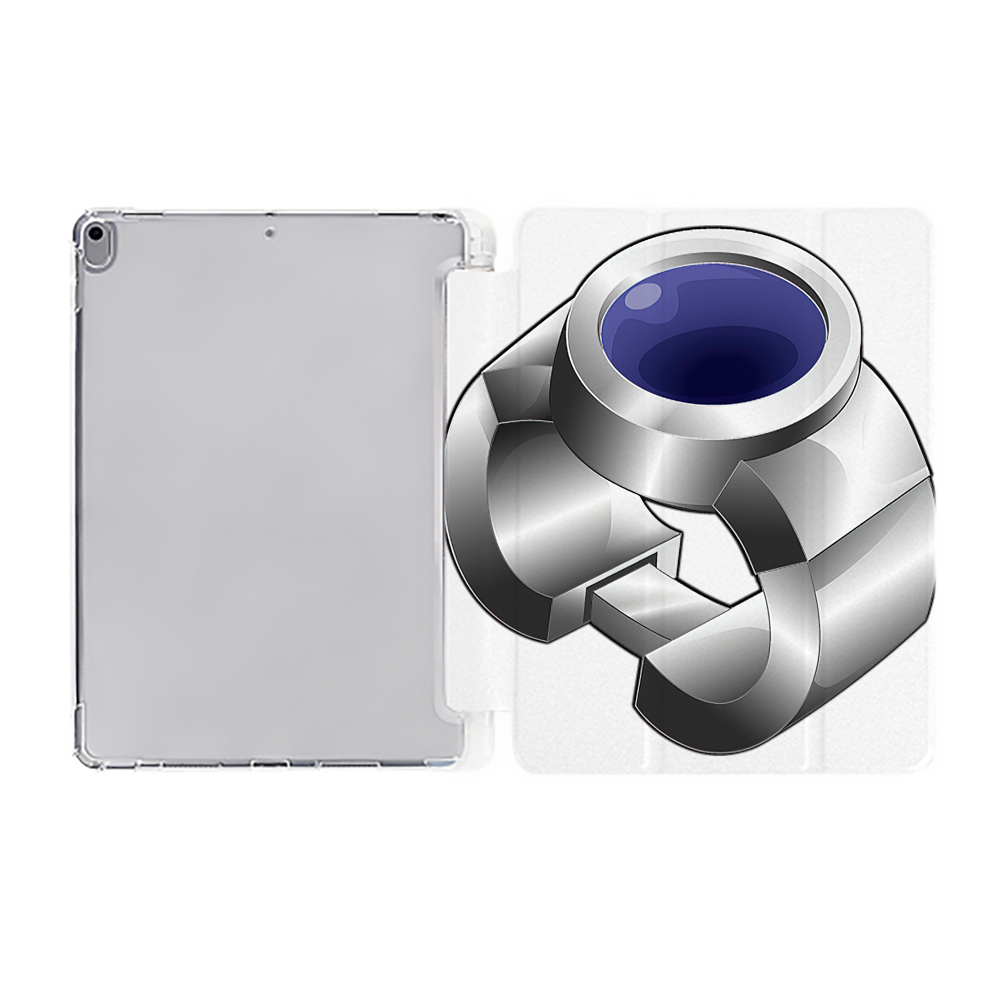 （画像用） 遊☆戯☆王 Yu-Gi-Oh! IPad ケース ペン収納付き 三つ折りスタンド PUレザー×シリコン 対応機種9.5/10.5/10.9インチ